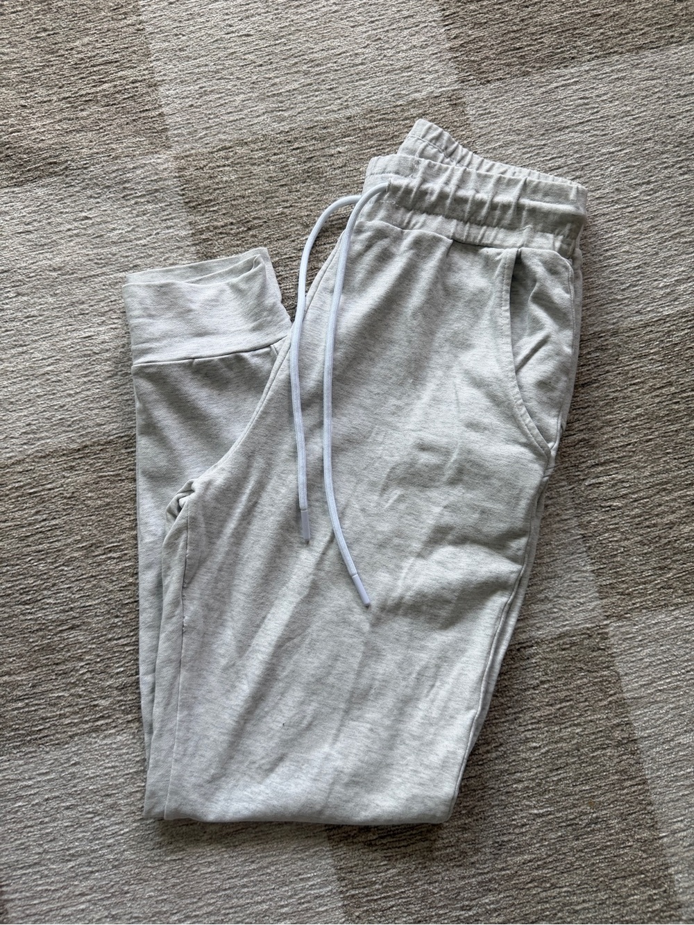 NVGTN Light Gray Drawstring Joggers